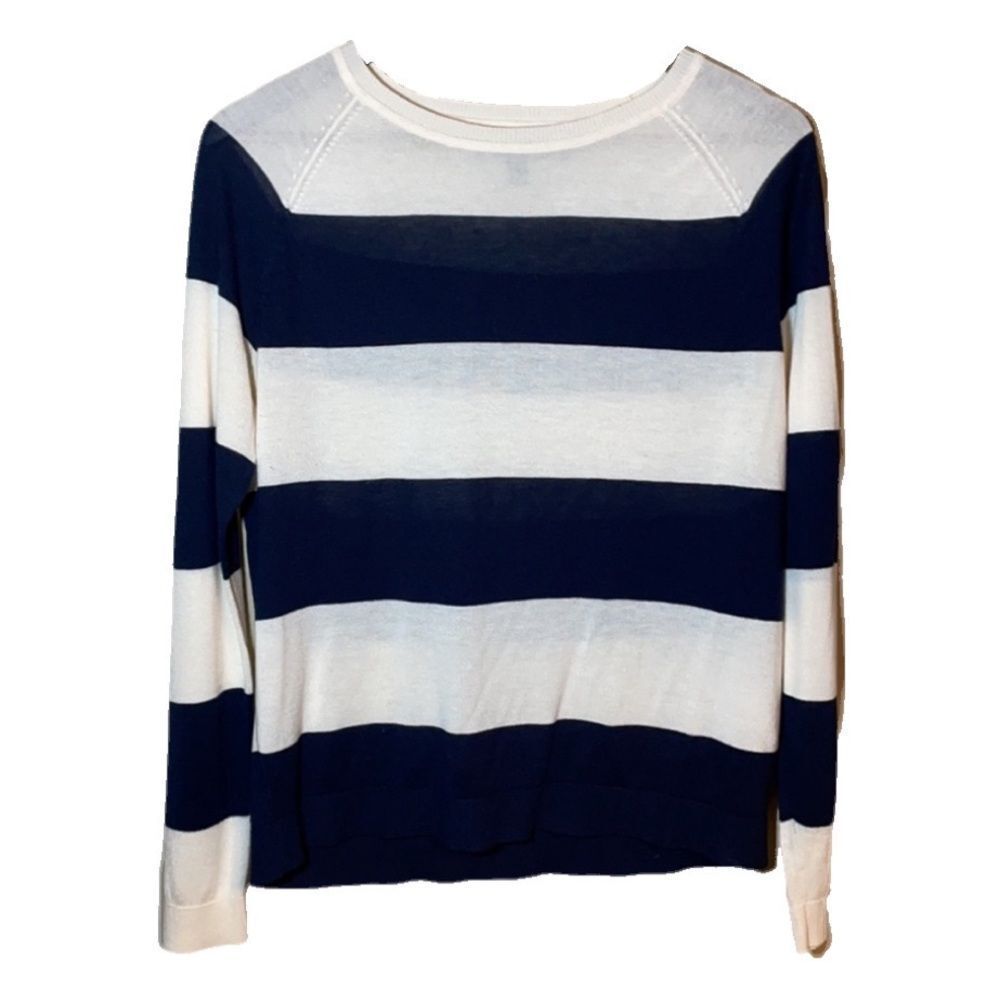 Vero Moda Longsleeve Light Top - Navy & Cream
